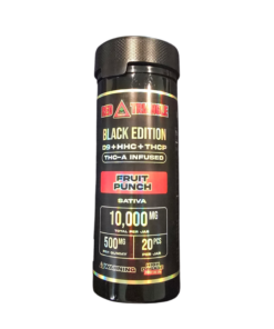 RED TRIANGLE GUMMIES 10,000MG JAR 20PCS SATIVA FRUIT PUNCH