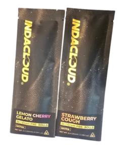 INDACLOUD PRE ROLL 4CT THCA SATIVA LEMON CJERRY & STRAWBERRY COUGH TOTAL 4.8g