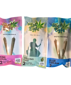 HIGH LYFE PRE ROLL 6CT THCA SATIVA, INDICA & HYBRID 1 PK EACH KIND TOTAL 6g