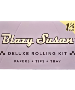 BLAZY SUSAN DELUXE ROLLING PAPER KIT 1 1/4 SIZE + TIPS + TRAY