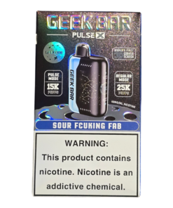 GEEK BAR DISPOSABLE PULSE X 25000 SOUR FCU*NG FAB