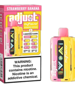 ADJUST MY FLAVOR DISPOSABLE 40000 PUFFS STRAWBERRY BANANA