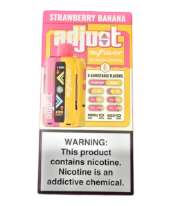 Alternative view of ADJUST MY FLAVOR DISPOSABLE 40000 PUFFS STRAWBERRY BANANA