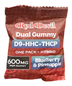 DELTA GUMMY RED DEVIL 600MG HYBRID BLUEBERRY & PINEAPPLE
