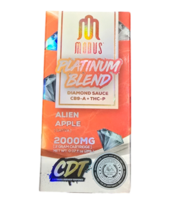 MODUS CARTRIDGE 2GRAM DIAMOND SAUCE CB9-A THC-P SATIVA ALIEN APPLE