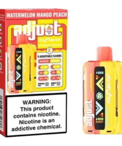 ADJUST MY FLAVOR DISPOSABLE 40000 PUFFS WATWRMELON MANGO PEACH