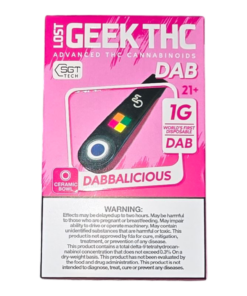 GEEK THCA DAB 1GRAM DISPOSEABLE DEVICE DABBALICIOUS