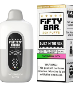 FIFTY BAR DISPOSABLE 20K MADE IN USA WATERMELON PATCH