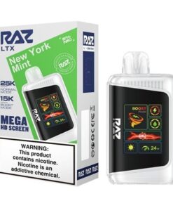 RAZ BAR 25000 DISPOSABLE LTX NEW YORK MINT