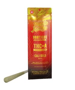 FLYING MONKEY BONTIQUE PRE ROLL THCA DIAMOND INFUSED 2CT 4G SATIVA CALI GOLD