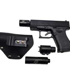 TORCH GUN LIGHTER HIGH & LOST WITH ACCESSORIES BLACK