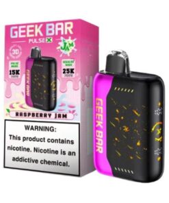 GEEK BAR DISPOSABLE PULSE X 25000 JAM EDITION RASPBERRY JAM
