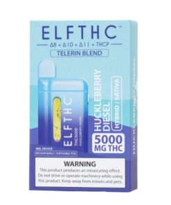 ELF DISPOSABLE 5GRAM THCP TELERIN BLEND HYBRID/SATIVA HUCKLEBERRY DIESEL