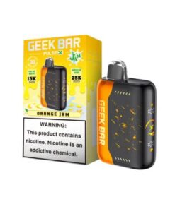 GEEK BAR DISPOSABLE PULSE X 25000 JAM EDITION ORANGE JAM