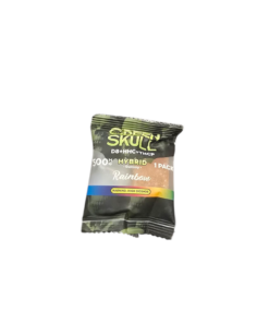 DELTA GUMMY GREEN SKULL 500MG HYBRID RAINBOW
