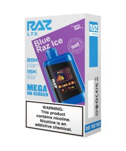 RAZ BAR 25000 DISPOSABLE LTX BLUE RAZ ICE
