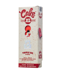 CAKE BADDER MELTED DIAMONDS XL EDITION DISPOSABLE 6GRAM HYBRID THC-A . THC-B TRIPLE OG