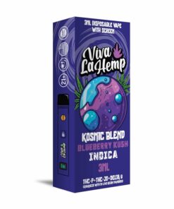 VIVA LA HEMP KOSMIC BLEND 3ML DISPOSABLE INDICA BLUEBERRY KUSH