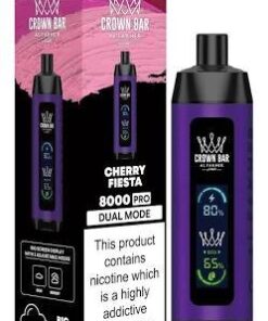 CROWN BAR AL FAKHER 8000 PRO DUAL MODE CHERRY FIESTA