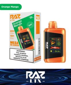 RAZ BAR 25000 DISPOSABLE LTX ORANGE MANGO