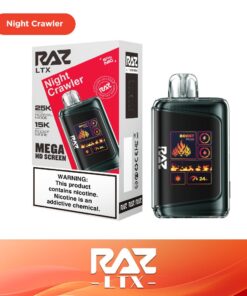 RAZ BAR 25000 DISPOSABLE LTX NIGHT CRAWLER