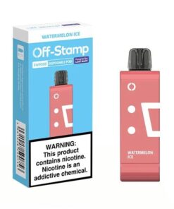 OFF STAMP DISPOSABLE 16000 PUFF POD WATERMELON ICE (WITHOUT BATTERY)