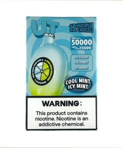 UT BY FLUM DISPOSABLE 50000 PUFF 12 MULTIPLE CHOICES COOL MINT ICY MINT