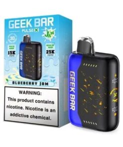 GEEK BAR DISPOSABLE PULSE X 25000 JAM EDITION BLUEBERRY JAM