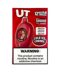UT BY FLUM DISPOSABLE 50000 PUFF 12 MULTIPLE CHOICES COLA ICE CHERRY