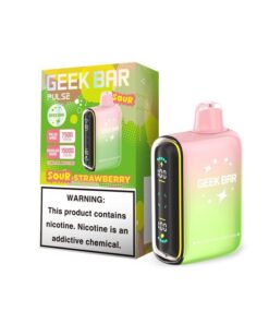 GEEK BAR DISPOSABLE PULSE 15000 SOUR STRAWBERRY