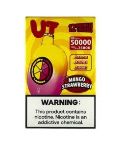 UT BY FLUM DISPOSABLE 50000 PUFF 12 MULTIPLE CHOICES MANGO STRAWBERRY