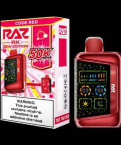 RAZ RX DEW EDITION 50000 DISPOSABLE CODE RED