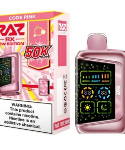 RAZ RX DEW EDITION 50000 DISPOSABLE CODE PINK