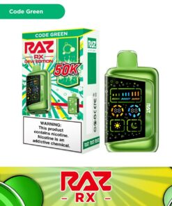 RAZ RX DEW EDITION 50000 DISPOSABLE CODE GREEN