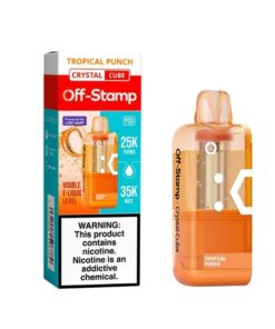 OFF STAMP CRYSTAL DISPOSABLE POD ONLY 35000 PUFF TROPICAL PUNCH