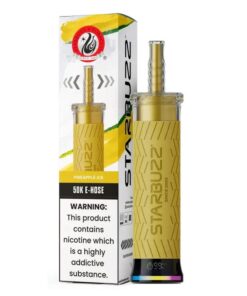 STARBUZZ HOOKAH VAPE DISPOSABLE 50000 PUFF PINEAPPLE ICE