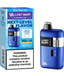 LOST MARY ULTRASONIC DISPOSABLE 35K PUFFS BLUE RAZZ ICE