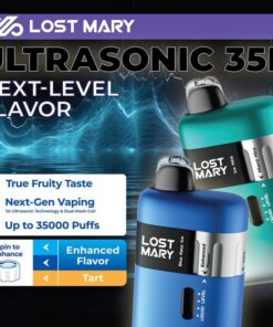 Alternative view of LOST MARY ULTRASONIC DISPOSABLE 35K PUFFS BLUE RAZZ ICE