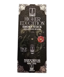 HIGHER EDUCATION DISPOSABLE 1GRAM THCP SMOKE STICK GODFATHER OG