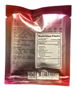 Alternative view of HIGHER EDUCATION DELTA GUMMY  30MG THC D9 LIVE RESIN STRAWANNA