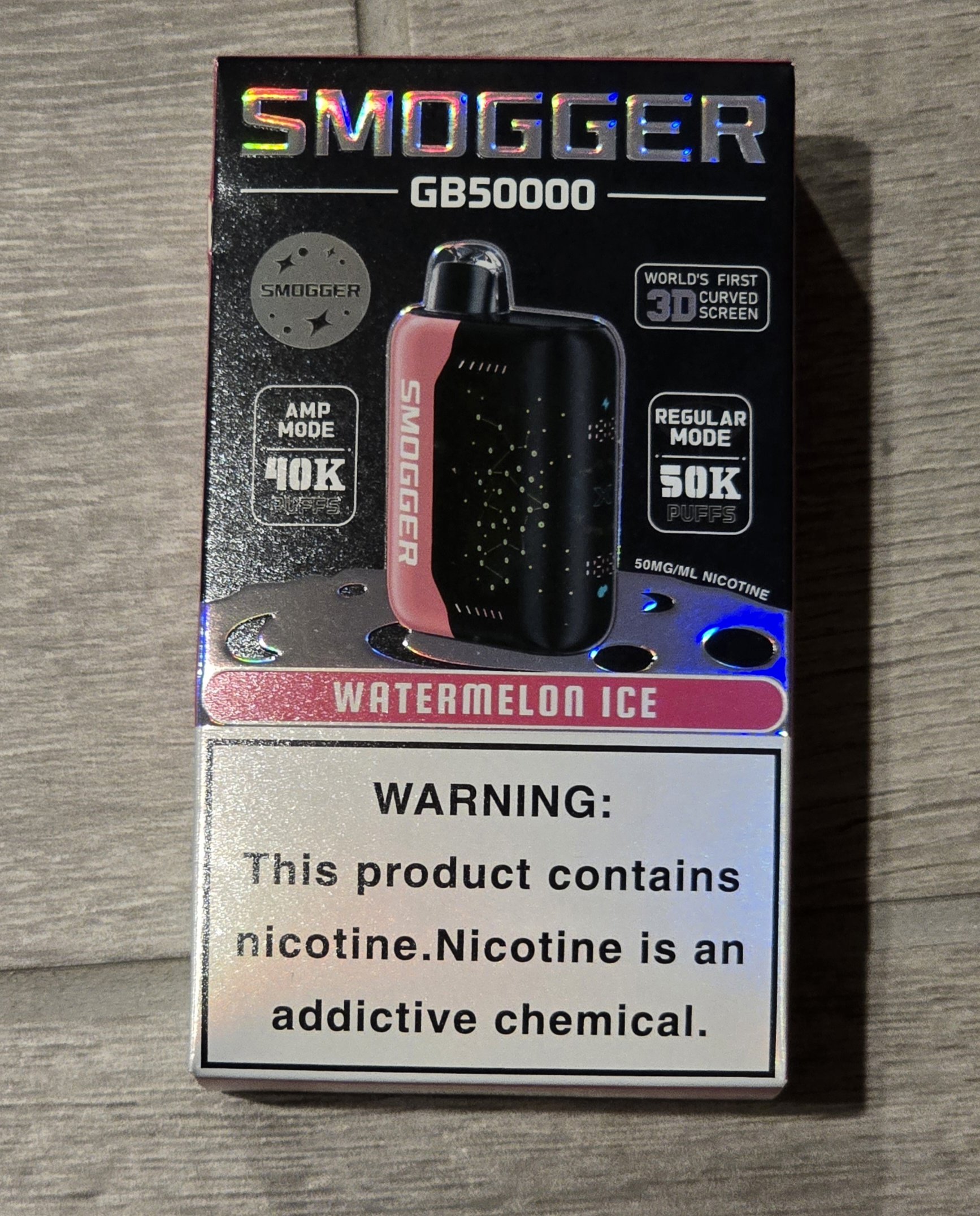 SMOGGER GB50000 DISPOSABLE VAPE WATERMELON ICE