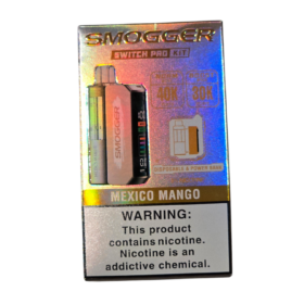 SMOGGER SWITCH PRO KIT VAPE BATTERY AND FLAVOR MEXICO MANGO 40000 PUFF