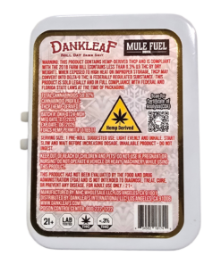 Alternative view of DANKLEAF PRE ROLL MINI HASH HOLE WITH DIAMOND COATING 5CT THCP INDICA MULE FUEL