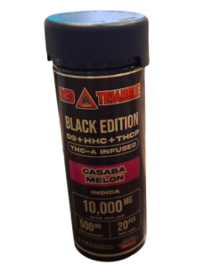 RED TRIANGLE GUMMIES 10,000MG JAR 20PCS INDICA CASBA MELON