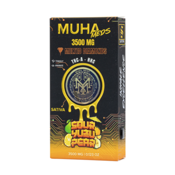 Alternative view of MUHA DISPOSABLE 3.5GRAM *NEW* MELTED DIAMOMDS SATIVA SOIR YOZU PEAR