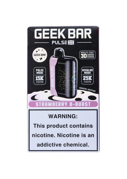 GEEK BAR DISPOSABLE PULSE X 25000 STRAWBERRY B BURST - Image 2