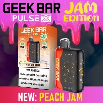 Alternative view of GEEK BAR DISPOSABLE PULSE X 25000 JAM EDITION PEACH