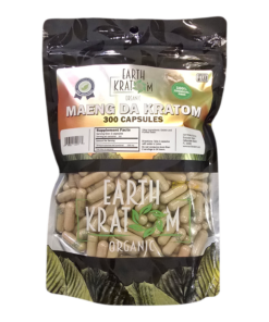 EARTH KRATOM CAPSULE 300CT GREEN MAENGDA