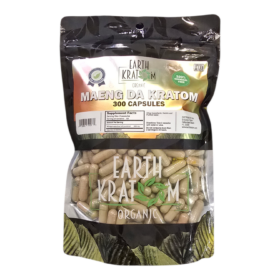 EARTH KRATOM CAPSULE 300CT GREEN MAENGDA