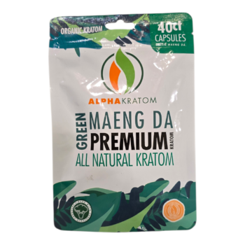ALPHA KRATOM CAPSULE 40CT GREEN MAENGDA